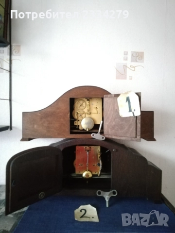 Стари каминни настолни часовници от различни години и часовникари., снимка 6 - Антикварни и старинни предмети - 52017186