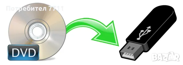 Прехвърляне на записи от DVD на флашка