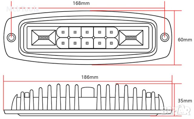 LED Халоген за вграждане 20W, снимка 4 - Аксесоари и консумативи - 45904581