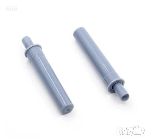 Комплект от 8 амортисьора за врати за мебели, Пластмаса, 10 x 45 мм, Сив, снимка 3 - Други стоки за дома - 53802021