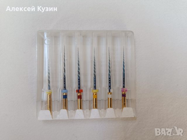 Дентални профили сини никел титаниеви пили с памет NiTi SX-F3 асорти 25 mm ApogeyDental AZ-0006