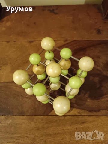 Винтидж простраствен модел на молекула/кристална решетка