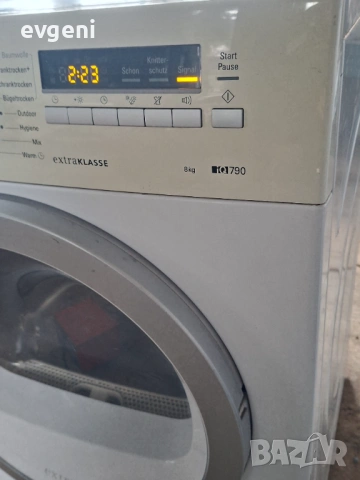кондензна сушилня SIEMENS iQ790 – 8 кг, снимка 2 - Сушилни - 53126284