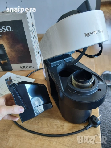 Кафемашина с капсули NESPRESSO VERTUO POP Mch White, снимка 4 - Кафемашини - 53889189