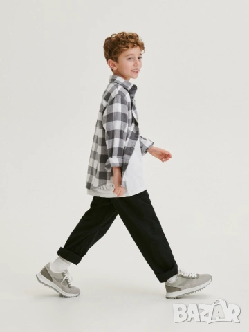 Нов черен панталон долнище Reserved 170 см, снимка 2 - Панталони - 53762159