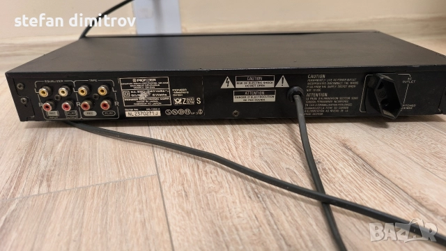 PIONEER GR 333 Стерео графичен еквалайзер 7 ленти Винтидж 1989, снимка 9 - Еквалайзери - 52927585
