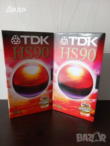 VHS Видеокасети TDK HS-90