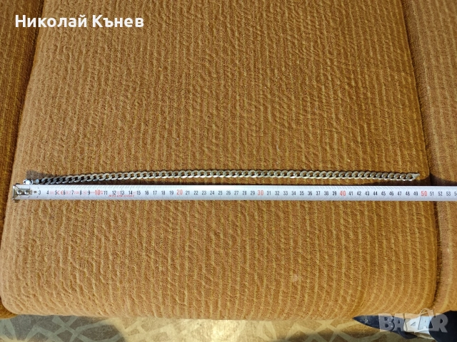 Продавам сребърен синджир., снимка 3 - Колиета, медальони, синджири - 53926083