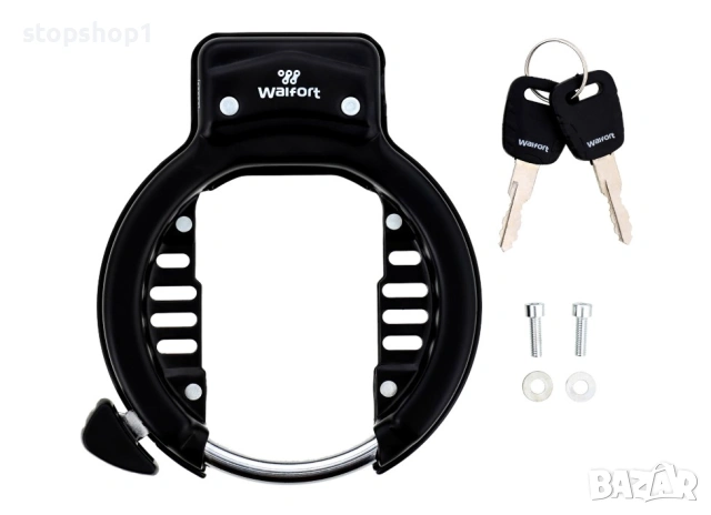 Катинар за велосипеди, противокражба CS Walfort, стомана, черен