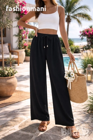 ДАМСКИ ПАНТАЛОНИ - 4 цвята - код 1281, снимка 2 - Панталони - 53667928