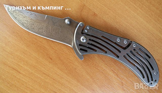 Сгъваем нож KNIVES SR526E, снимка 4 - Ножове - 18125826