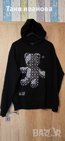 Philipp Plein L-мъжки оригинален суичър, снимка 6 - Спортни дрехи, екипи - 52322701