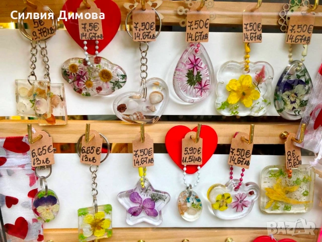 Ръчно изработени колиета, ключодържатели, висулки за подарък, снимка 2 - Ръчно изработени сувенири - 51296207