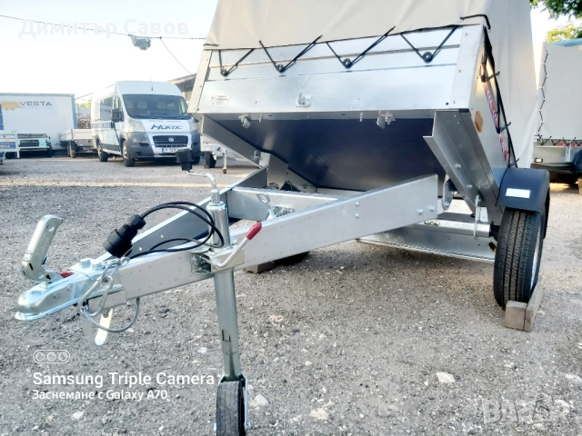 Туристическо, самосвално ремарке REPO DRS с брезент и шпригли до 750kg., снимка 9 - Ремаркета - 51922831