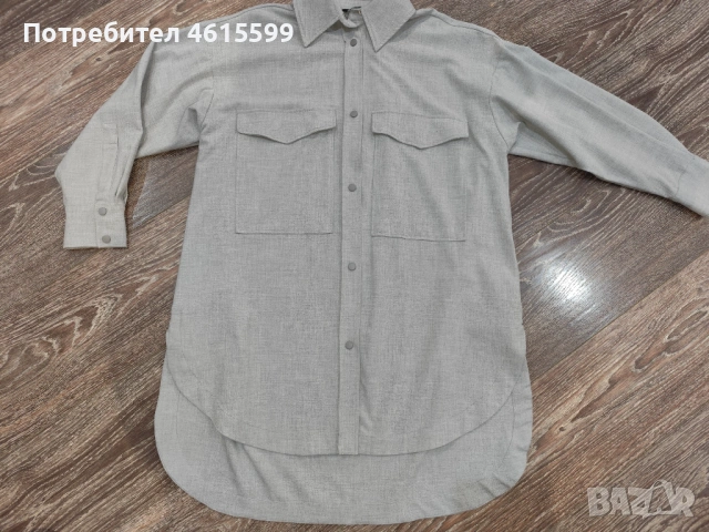 Сива риза на Zara