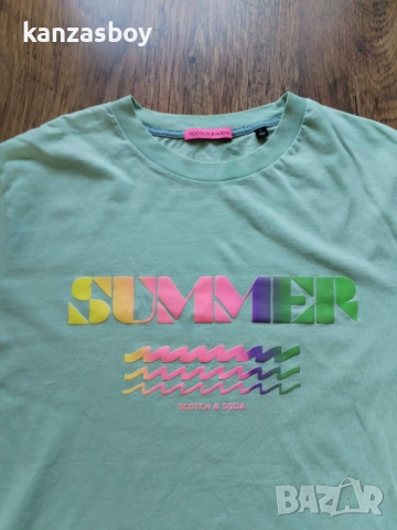 Scotch and soda - страхотна мъжка тениска L, снимка 3 - Тениски - 54044476