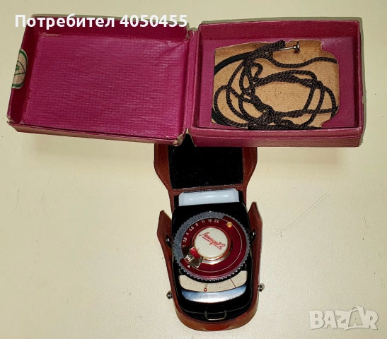 Стар светломер СССР работещ перфектно., снимка 3 - Антикварни и старинни предмети - 52063618