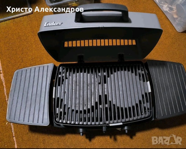 Газово барбекю Enders URBAN PRO , корпус от лят алуминий, чугунени скари, тавичка за оттичане , снимка 5 - Барбекюта - 53600048