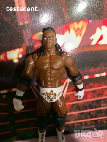 Екшън фигура WWE Booker T Букър Ти Mattel Basic Figure играчка King Booker, снимка 2 - Фигурки - 49149829