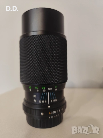 Обектив Soligor 70-210mm F4.5 (Pentax R-K mount?), снимка 3 - Обективи и филтри - 53957802