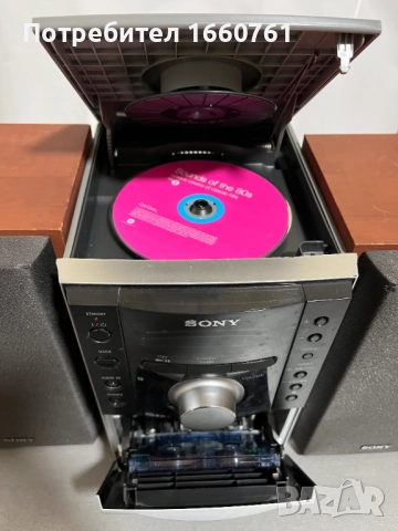 Микро аудио уредба SONY CMT-EH10 (HCD-EH10) с RDS, MP3, DSGX, снимка 8 - Аудиосистеми - 52198652