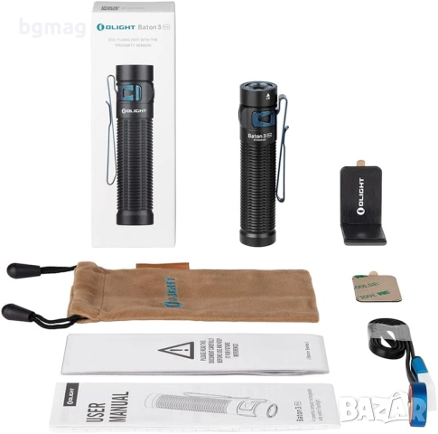 Olight Baton 3 Pro-LED фенер,1500 лумена,черен цвят, снимка 8 - Къмпинг осветление - 52124867