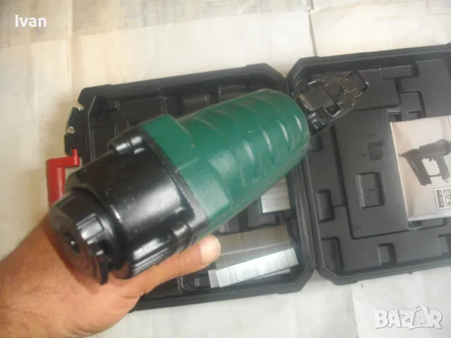 НОВ КОМБИНИРАН СКОБИ ПИРОНИ 50мм ПНЕВМАТИЧЕН ТАКЕР PARKSIDE 2020 година, снимка 8 - Други инструменти - 49651740