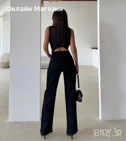 Дънки с камъни , снимка 4 - Дънки - 52810620