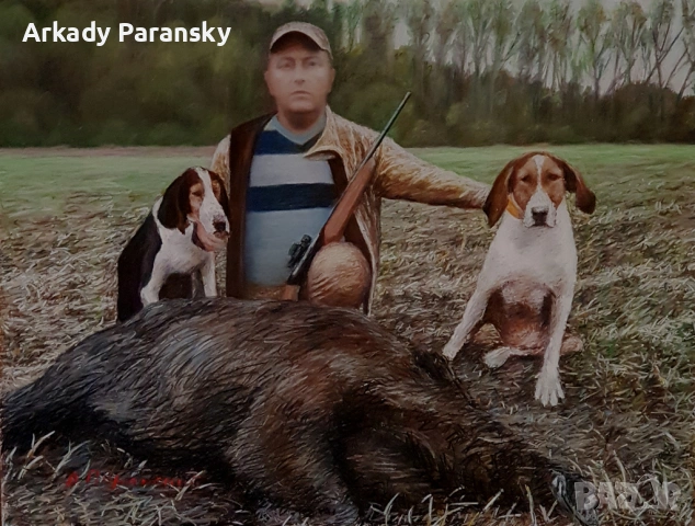 След лова, снимка 2 - Картини - 54064871