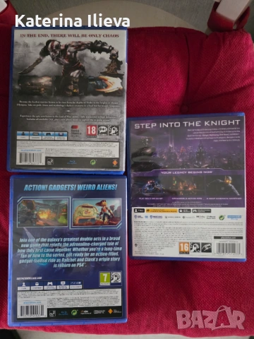 Игри за PS4/PS5, Ratchet & Clank, God of War III Remastered, Gotham Knights, снимка 2 - Игри за PlayStation - 53743346