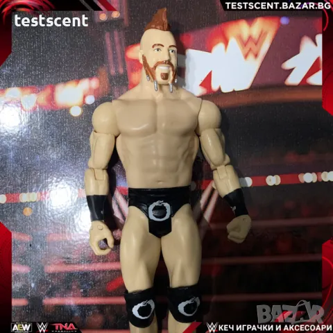 Екшън фигура WWE Sheamus Шеймъс Celtic Warrior Mattel Basic Series играчка figure, снимка 1 - Колекции - 48507270