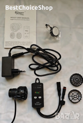 Мини вълнов генератор аквариумна помпа 12W 3000L/H, 37-75L Wave Maker, снимка 2 - Оборудване за аквариуми - 53883811