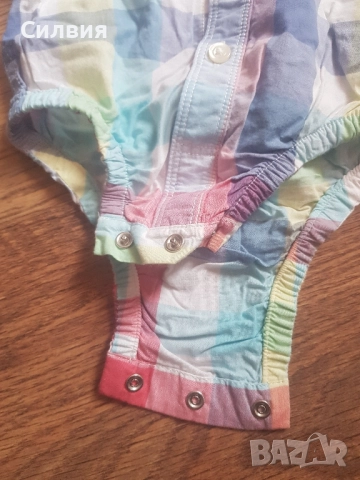 риза-боди и жилетка 6м, снимка 3 - Жилетки и елечета за бебе - 51731608