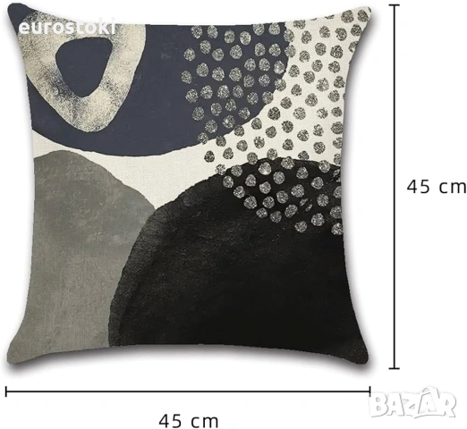 Wakasena Комплект калъфки за възглавници 4 бр. 45 x 45 см, снимка 12 - Спално бельо - 46043650