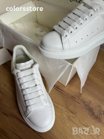 Бели кецове Alexander McQueen /BR97n, снимка 3 - Кецове - 50494195