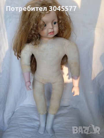 Кукла 65 см, винтидж, + дрехи, снимка 1 - Колекции - 46228902