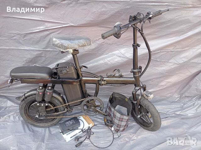 Електрически сгъваем нов-гаранция, снимка 2 - Велосипеди - 39541311