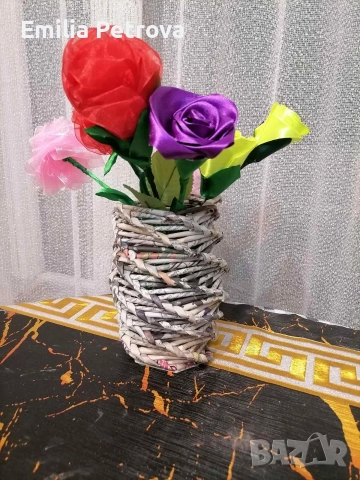 вази с цветя