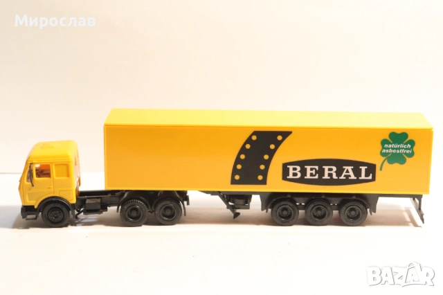 HERPA H0 1/87 MERCEDES BENZ КАМИОН ТИР МОДЕЛ КОЛИЧКА