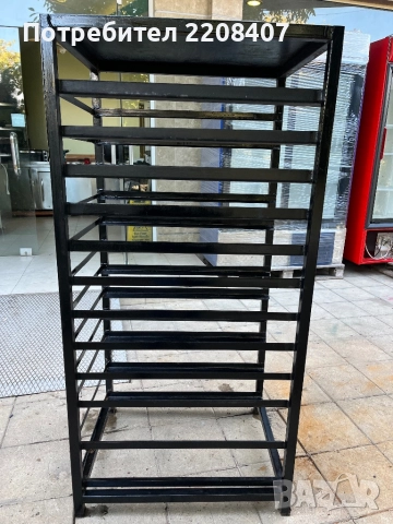 Количка за тави за закуски