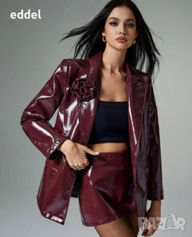 Сако - Burgundy, снимка 2 - Сака - 52723110