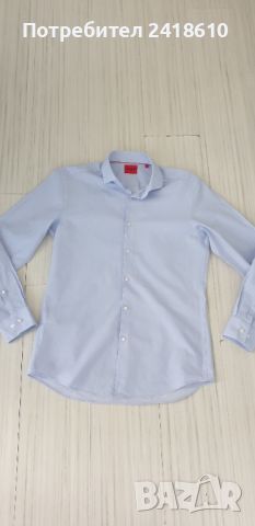 Hugo Boss HUGO Kason Slim Fit Pique Cotton Mens Size 42/ 16 / 1/2 L НОВО! ОРИГИНАЛ! Мъжка Риза!, снимка 1 - Ризи - 46170935