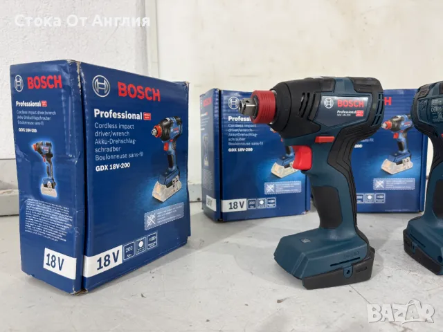 Гайковерт и иммактор - Bosch GDX18V-200/ Brushless, снимка 2 - Винтоверти - 49219090