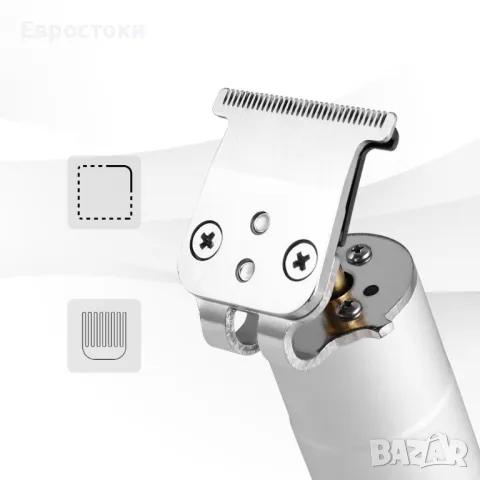 HATTEKER Машинка за подстригване SK-113. Безжичен мъжки тример за коса, брада, снимка 6 - Машинки за подстригване - 49945842