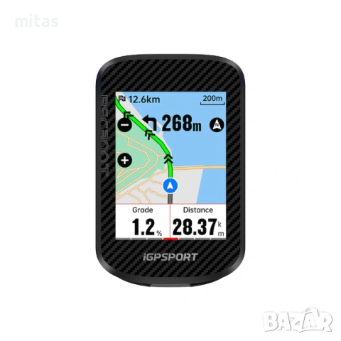 GPS компютър за велосипед BSC300T, 2.4-inch цветен сензорен екран, снимка 5 - Аксесоари за велосипеди - 53198330