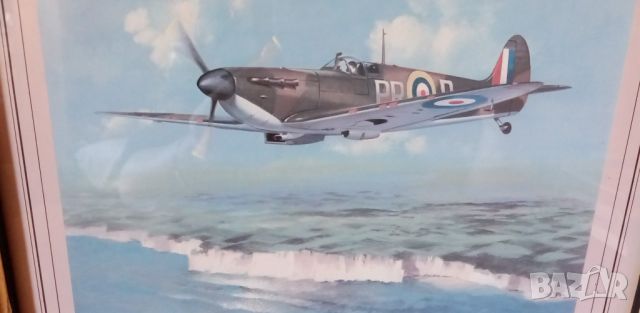 Spitfire - Белите скали на Дувър -  снимка на картина от Roffe, снимка 3 - Картини - 45595303
