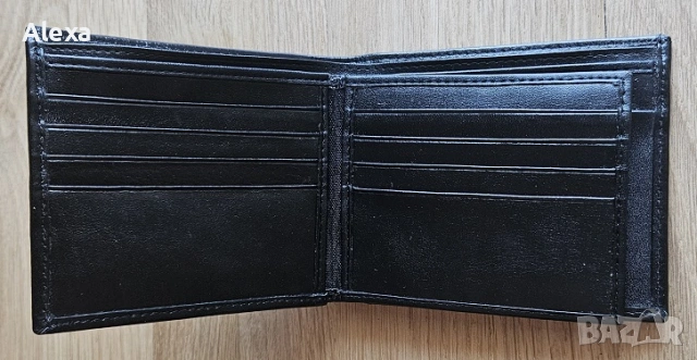 Мъжки кожен портфейл Montblanc черен НОВ Италия, снимка 4 - Портфейли, портмонета - 53735438