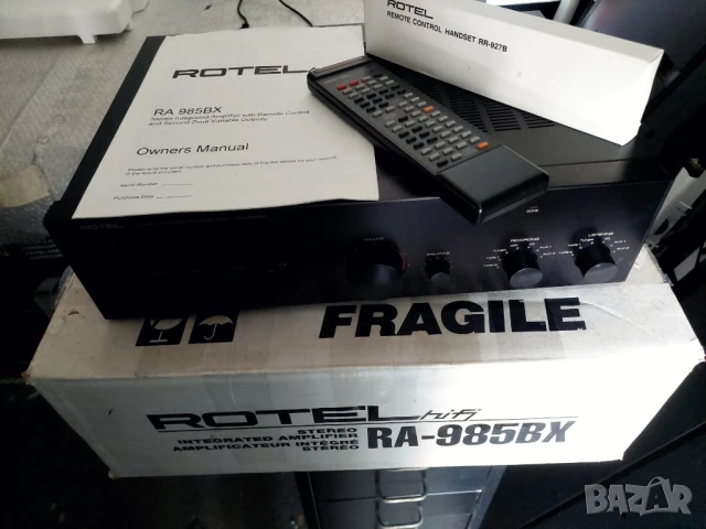 Усилвател ROTEL RA-985BX, снимка 5 - Ресийвъри, усилватели, смесителни пултове - 50602250