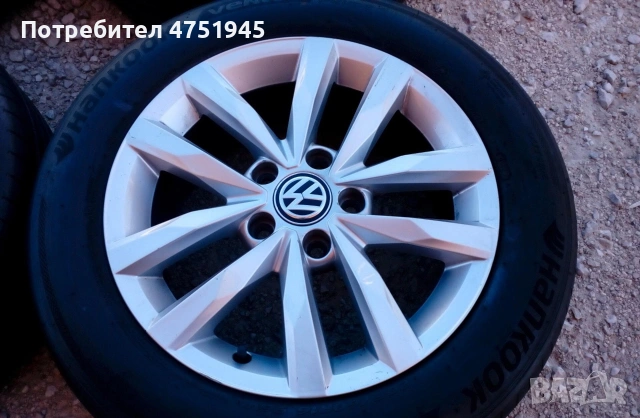 Джанти с Гуми 205 60 16, снимка 2 - Гуми и джанти - 53879895