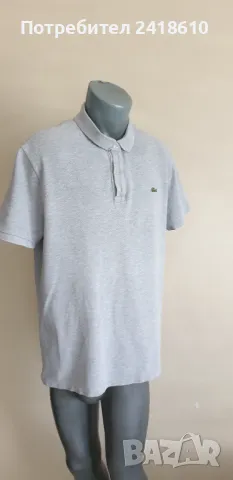 Lacoste Pique Cotton Slim Fit Mens Size 7 - 2XL - XL ОРИГИНАЛ! Мъжка Тениска!, снимка 2 - Тениски - 50377308